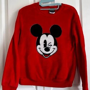 DISNEY WOMENS TOP, RED / MICKEY, size xs